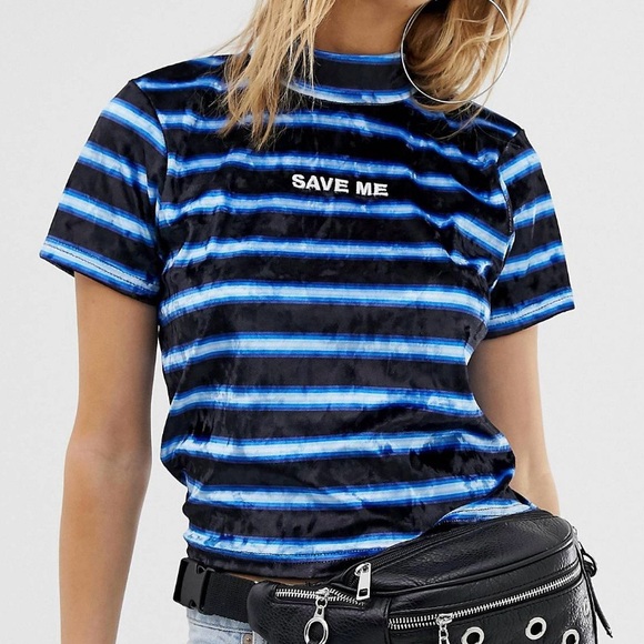 Save me velour top - Picture 1 of 6